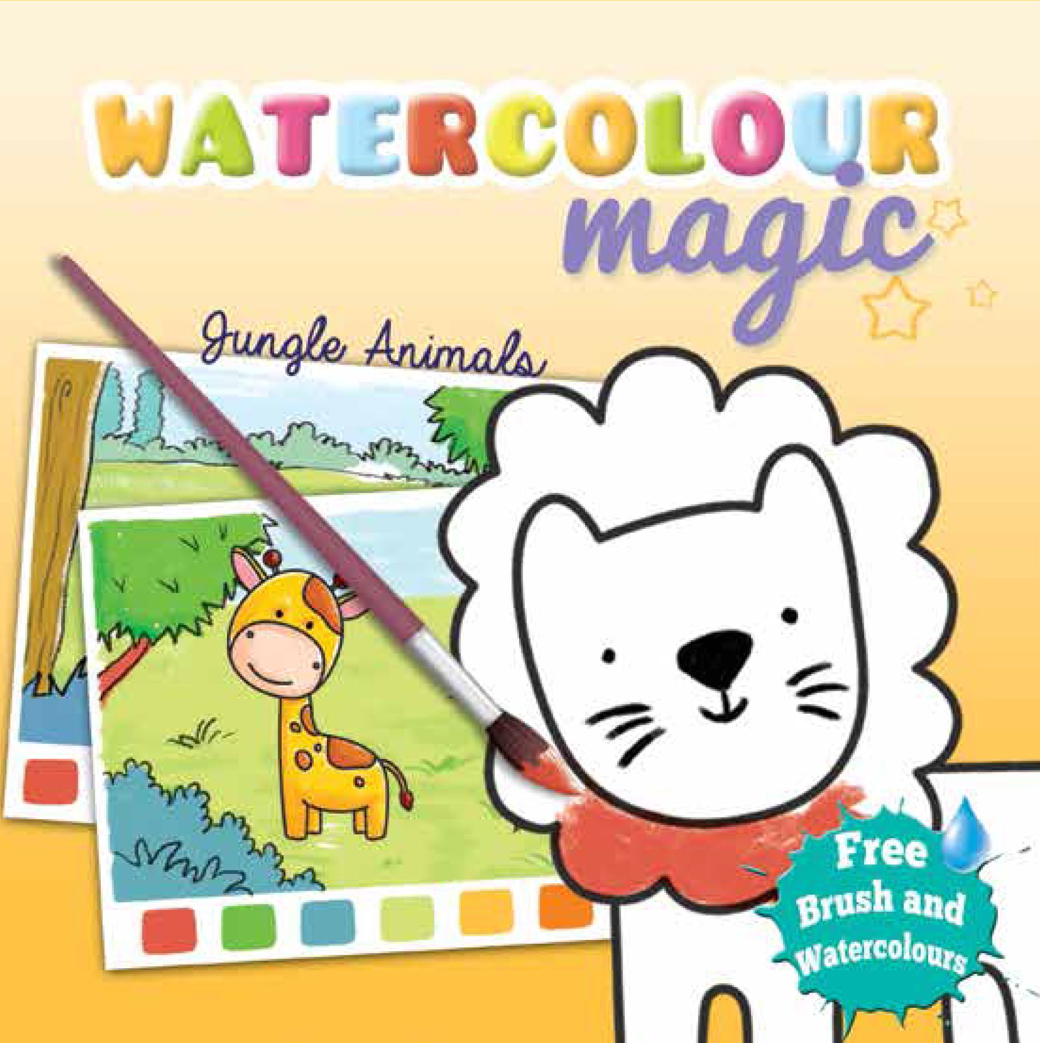 Watercolour Magic: Jungle Animals