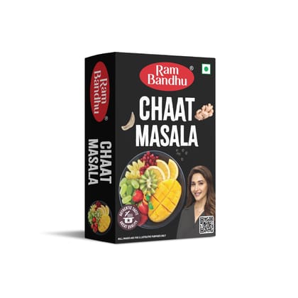 Ram Bandhu Spicy Chaat Masala – 50g X 3 Pack | Pack of 3 | Flavour Box | perfect kick to your snacks and chaat | Its bold, tangy | and spicy blend elevates every dish | offering an authentic | flavorful experience Ram Bandhu Spicy Chaat Masala – 50g X 3 Pack | Pack of 3 | Flavour Box | perfect kick to your snacks and chaat | Its bold, tangy | and spicy blend elevates every dish | offering an authentic | flavorful experience