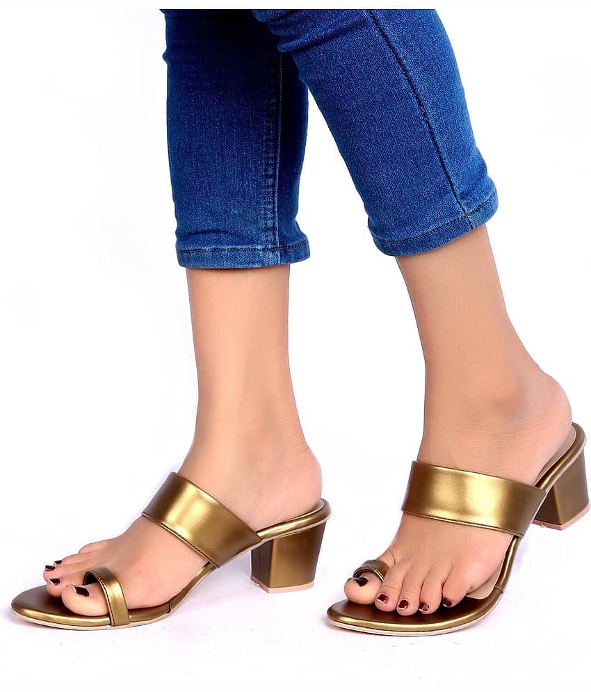 Picktoes Maroon Women's Sandal Heels