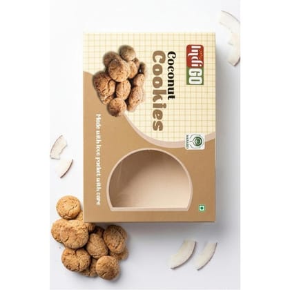 IndiGO Coconut Cookies - 150 gm - One pack of cookies