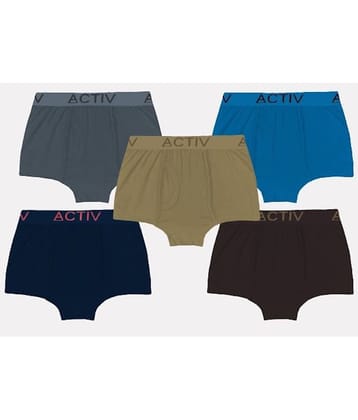HAP Pack of 5 Boys 100% Cotton Boxers ( Multi Color )