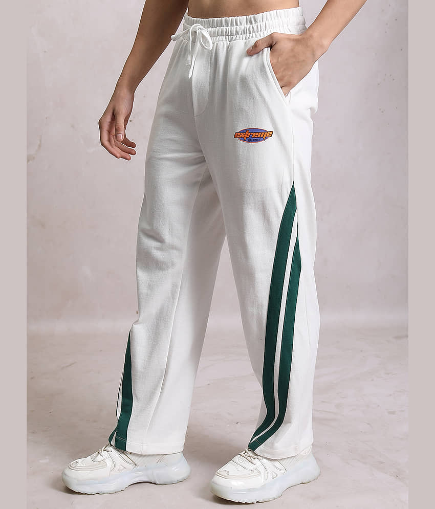 Highlander White Polyester Men's Trackpants ( Pack of 1 )