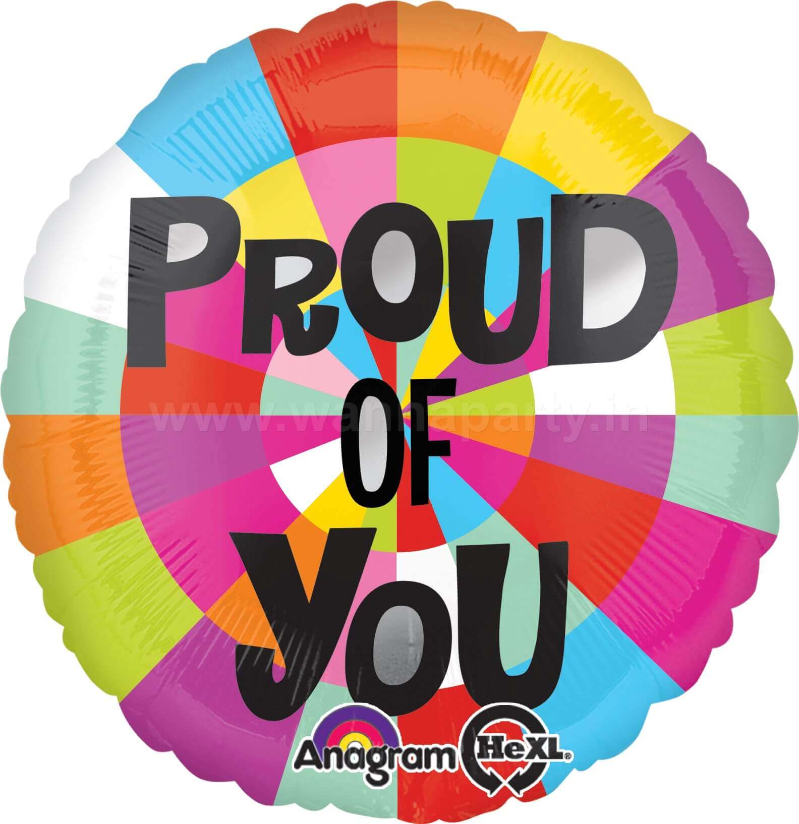 Wanna Party Proud of You Balloons 18" S40