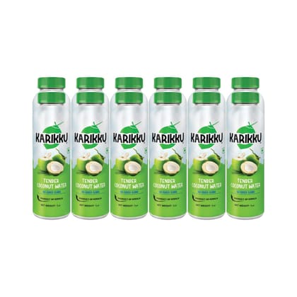 Karikku Tender Coconut Water - Pack of 12 (each 1 litre) | 100% Natural Electrolyte Drink | Refreshing Hydration, No Added Sugar