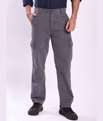 Bene Kleed Relax Flat Men's Cargos - Grey ( Pack of 1 )