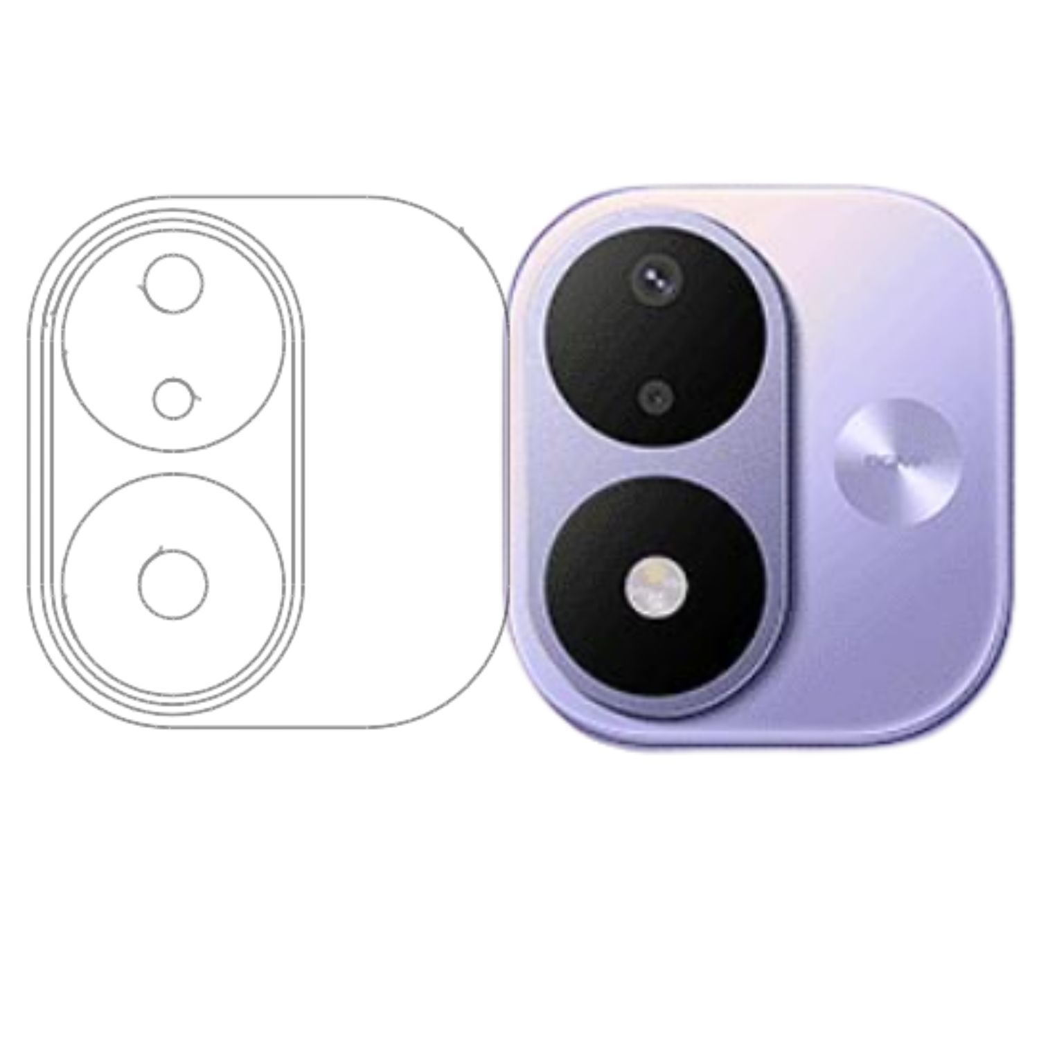 ISAAK Back Camera Lens Protector compatible for Redmi Note 17 5G (Pack of 1)