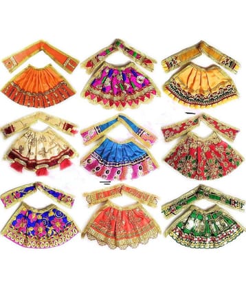 BHARDWAJ RETAILS - God Idol Vastra 7 cm ( Pack of 9 )