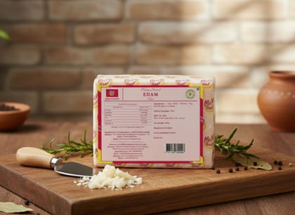 Mishti Gourmet Premium Artisanal Edam Cheese 200G-0% Preservatives
