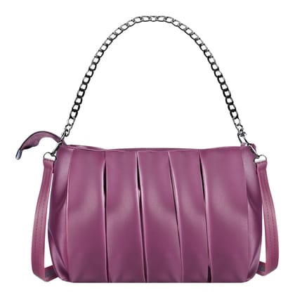 Purple Designer Faux Leather Handbag For Women And Girls HB27 Purple Designer Faux Leather Handbag For Women And Girls HB27