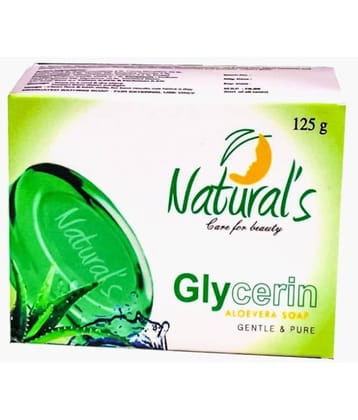 Natural's Glycerin Aloevera Soap 125 gm Pack of 4