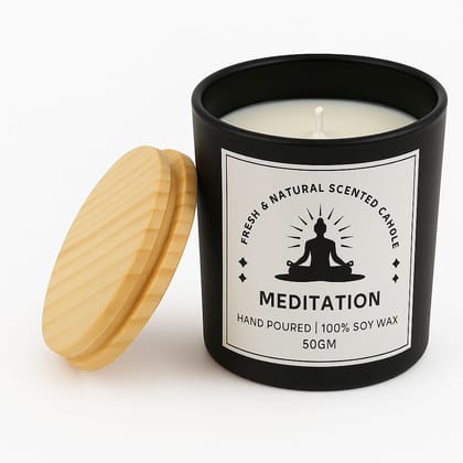 ZenGlow Meditation Candle – Hand-Poured Serenity in Soy Wax