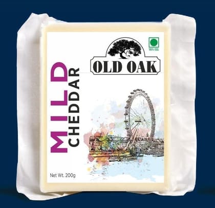 Old Oak Mild White Cheddar Cheese 200g