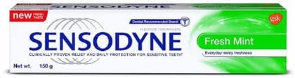 Sensodyne Fresh Mint Toothpaste 150 GRAM Sensodyne Fresh Mint Toothpaste 150 GRAM