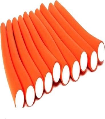 Glamezone Self Holding Hair Curling Flexi Rods Roller Hair Sticks (Pack of 10)