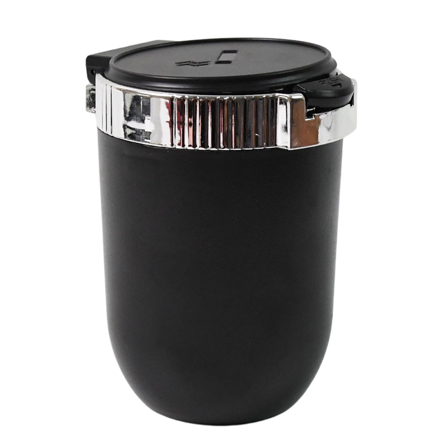 DHRUVINSRI LED Car Ashtray with Lid – Stylish, Portable, Leakproof Ash Holder with Blue Light for Cars (1 Pc)