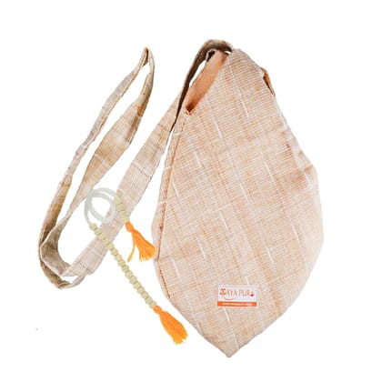 MAYAPURI Cotton Chanting Bag/Japa Mala Bag with Sakshi Mala Counter for Daily Mantra Jaap (Beige Color) MAYAPURI Cotton Chanting Bag/Japa Mala Bag with Sakshi Mala Counter for Daily Mantra Jaap (Beige Color)