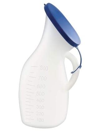 Urine Pot Male And Female For Bed Patient | Easy Grip | Compact Size |  1 Unit (ASSORTED)