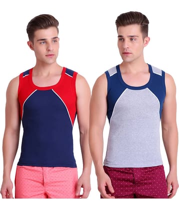 TT Pack of 2 Cotton Blend For Men ( Blue )