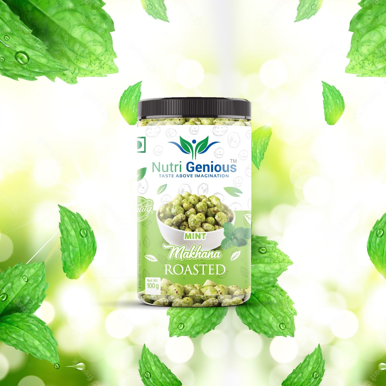 Rosted Makhana mint