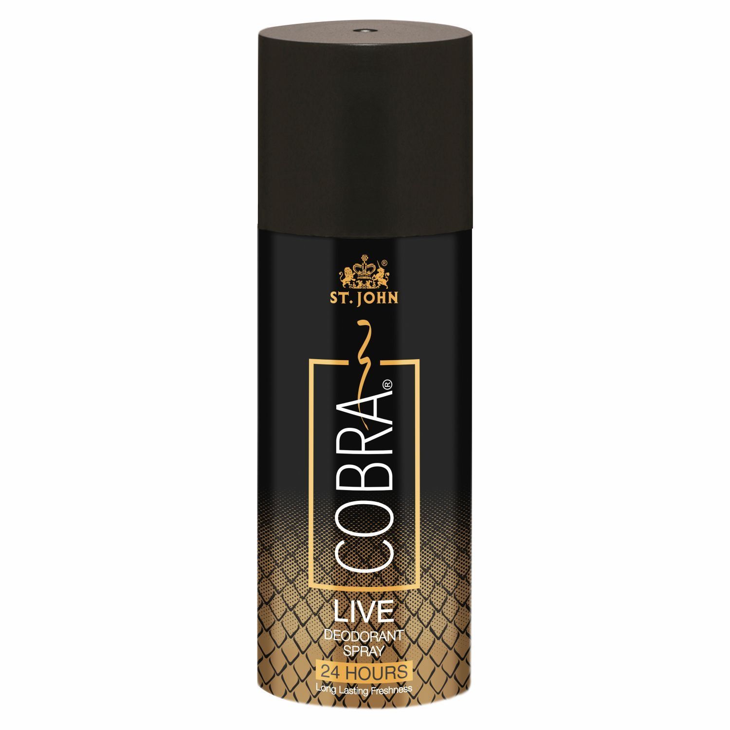 ST.JOHN Deo Cobra Live Limited Edition Deodorant Body Spray for Long Lasting Protection 150ml (Pack of 12)