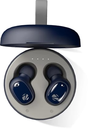 ZEBRONICS Zeb-Sound Bomb 1 TWS Earbuds with BT5.0, Up to 12H Playback, Touch Controls, Voice Assistant, Splash Proof with Type C Portable Charging Case (Blue) ZEBRONICS Zeb-Sound Bomb 1 TWS Earbuds with BT5.0, Up to 12H Playback, Touch Controls, Voice Assistant, Splash Proof with Type C Portable Charging Case (Blue)