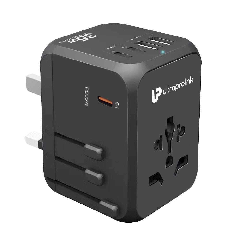 Travel Mate PD35 World Travel Adapter & 5 USB GaN Charger UM1187