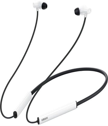 UBON CL 60 400H STANDBY Bluetooth Bluetooth Neckband On Ear 40 Hours Playback Active Noise cancellation IPX4(Splash & Sweat Proof) Assorted