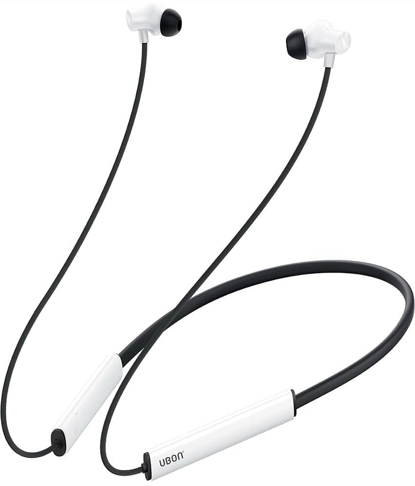 UBON CL 60 400H STANDBY Bluetooth Bluetooth Neckband On Ear 40 Hours Playback Active Noise cancellation IPX4(Splash & Sweat Proof) Assorted