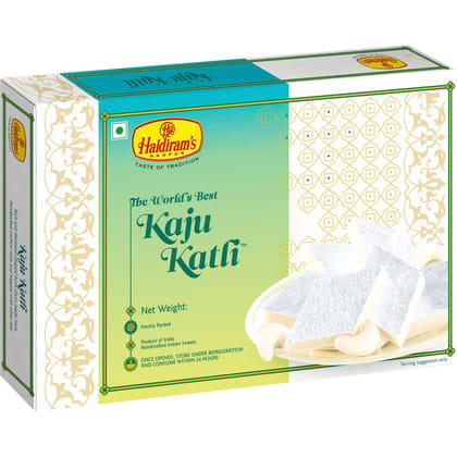 Haldiram's Kaju Katli Packed Sweets - 250 Gm - Pack of 48 Haldiram's Kaju Katli Packed Sweets - 250 Gm - Pack of 48