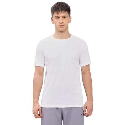Men's Slim Fit Polyester Activewear Sports T-Shirt