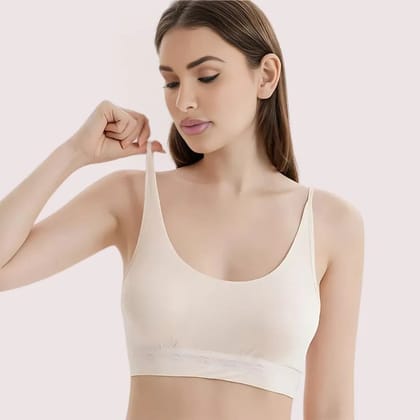 2-Pack Soft Light Sports Bras for Young Girls