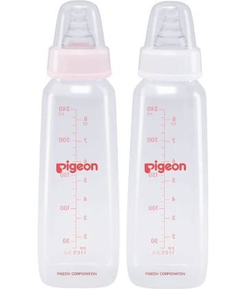 Pigeon - 240 Pink Feeding Bottle ( Pack of 2 )