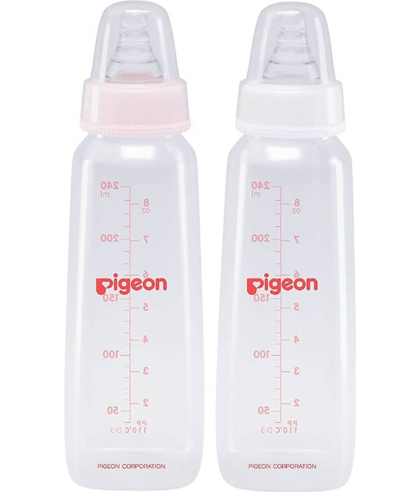 Pigeon - 240 Pink Feeding Bottle ( Pack of 2 )