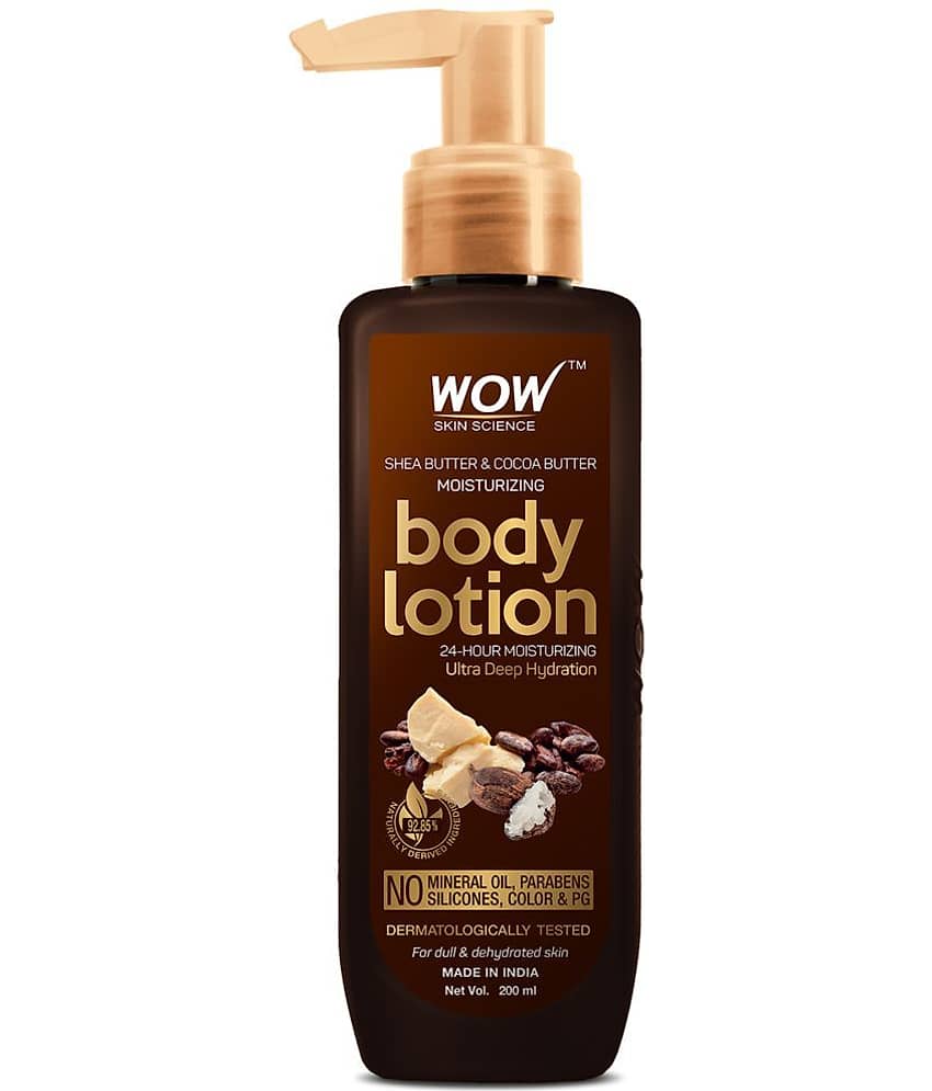 WOW Skin Science Shea Butter & Cocoa Body Lotion 200ml