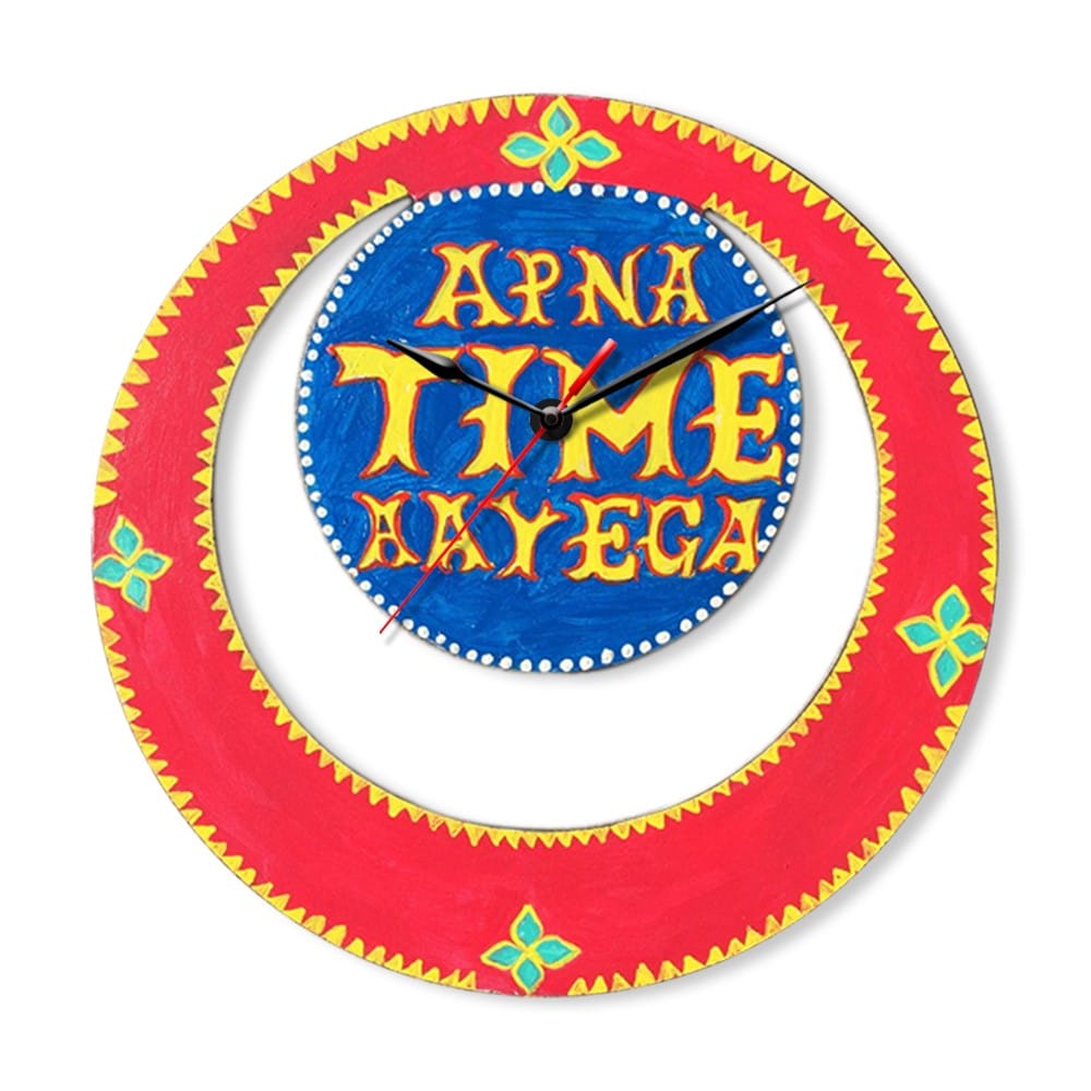 Pop Art on Moon Clock DIY Kit by Penkraft