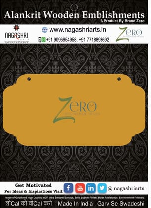 Brand Zero MDF Designer Name Plate BZDNP012