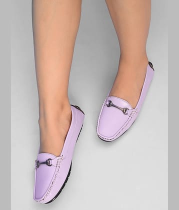 Sir Corbett Purple Women's Loafers