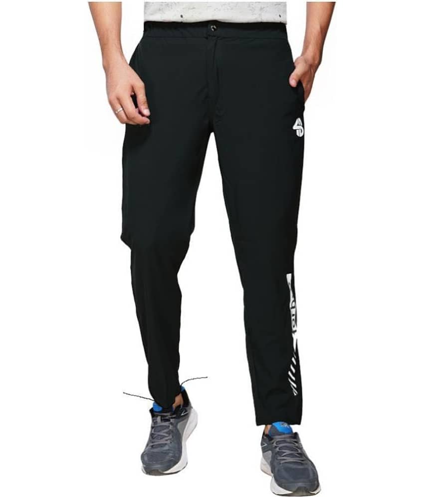 Forbro - Black Polyester Men's Sports Trackpants ( Pack of 1 )