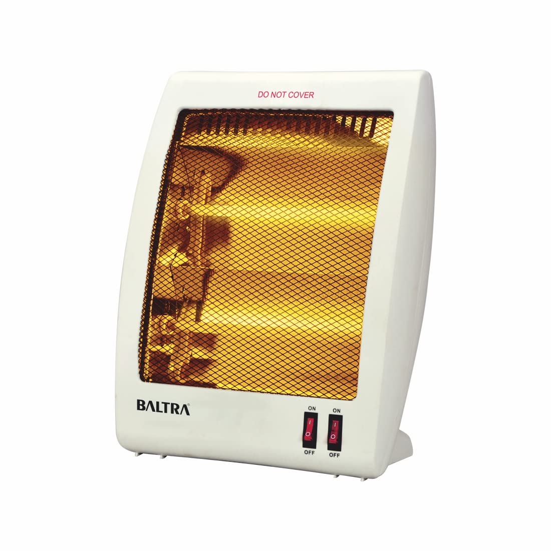 Baltra Fire BTH-135 800Watt Halogen Room Heater with 1 Year Warranty (White, ISI Certified)