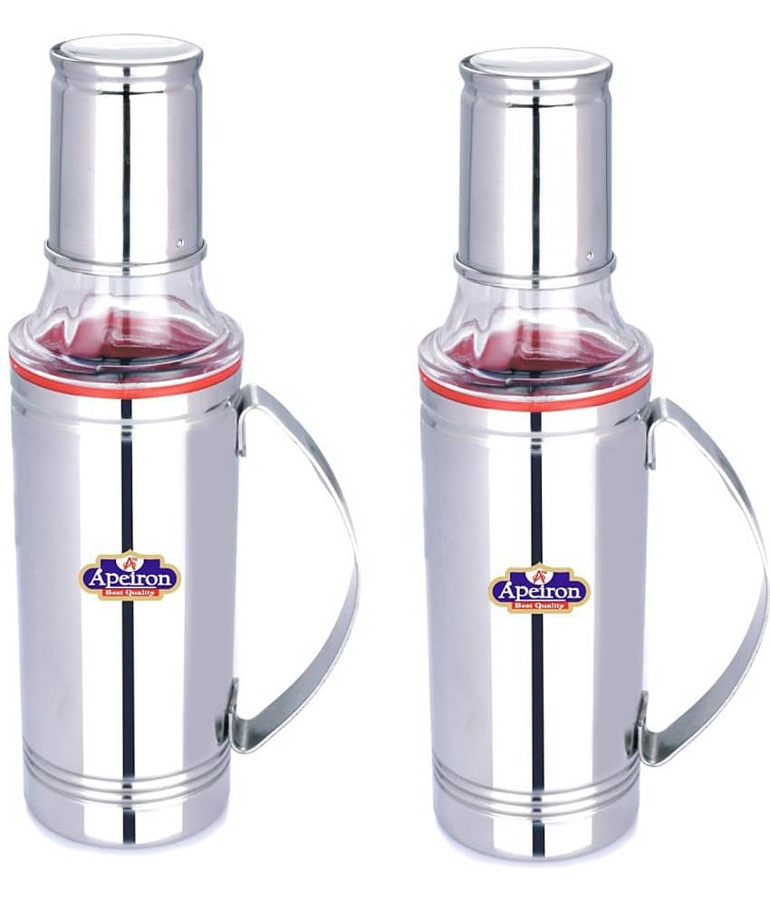 APEIRON Steel Oil Container/Dispenser Set of 2 500 mL
