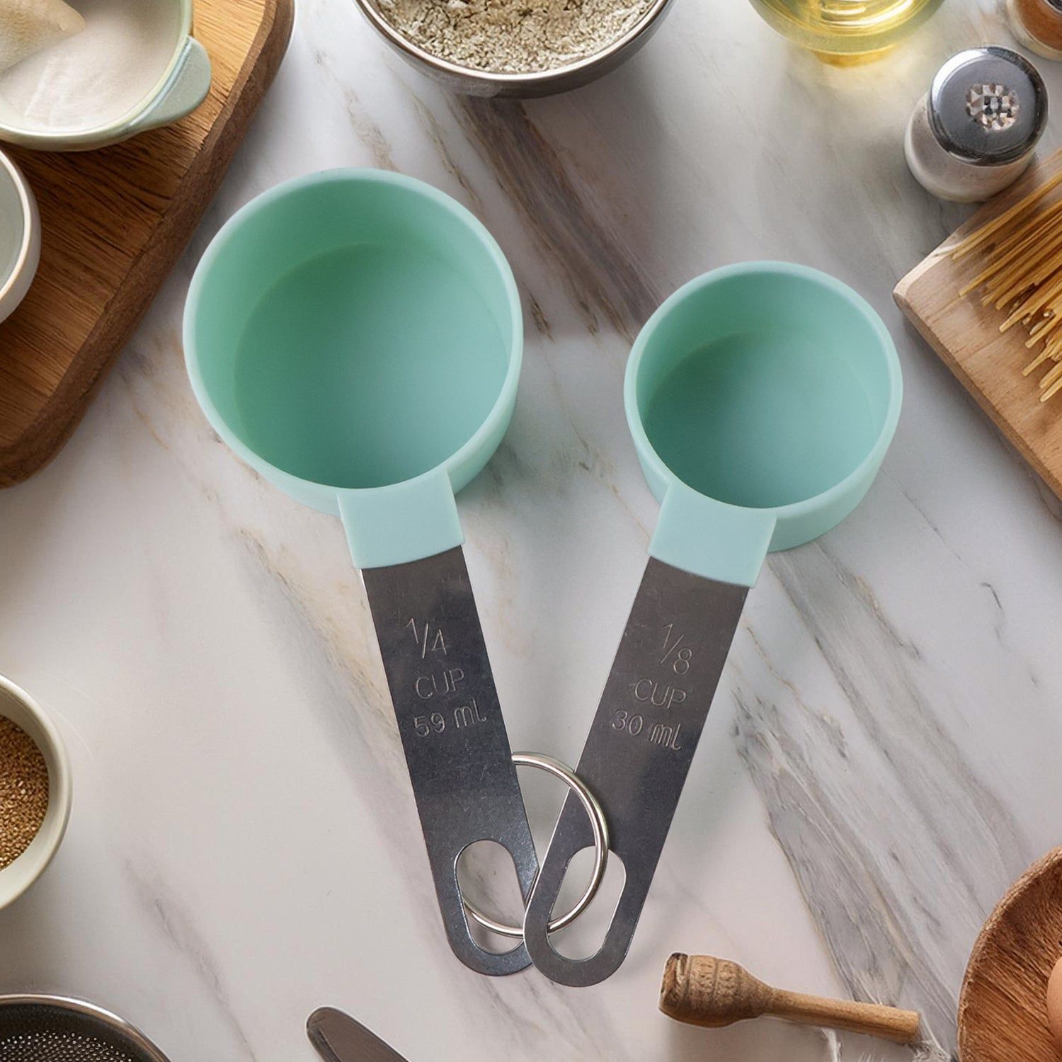 Measuring Cups Set 1/4 Cup (59 ml) & 1/8 Cup (30 ml) (2 Pc)