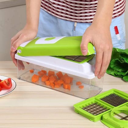 Plastic 13-in-1 Manual Vegetable Grater, Chipper and Slicer Plastic 13-in-1 Manual Vegetable Grater, Chipper and Slicer