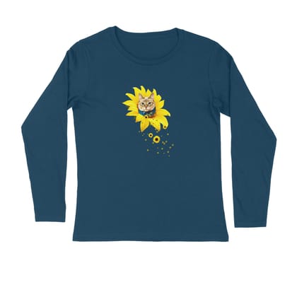 Full Sleeves Round Neck (Men) - A Meowment Of Sunshine (7 Colours)