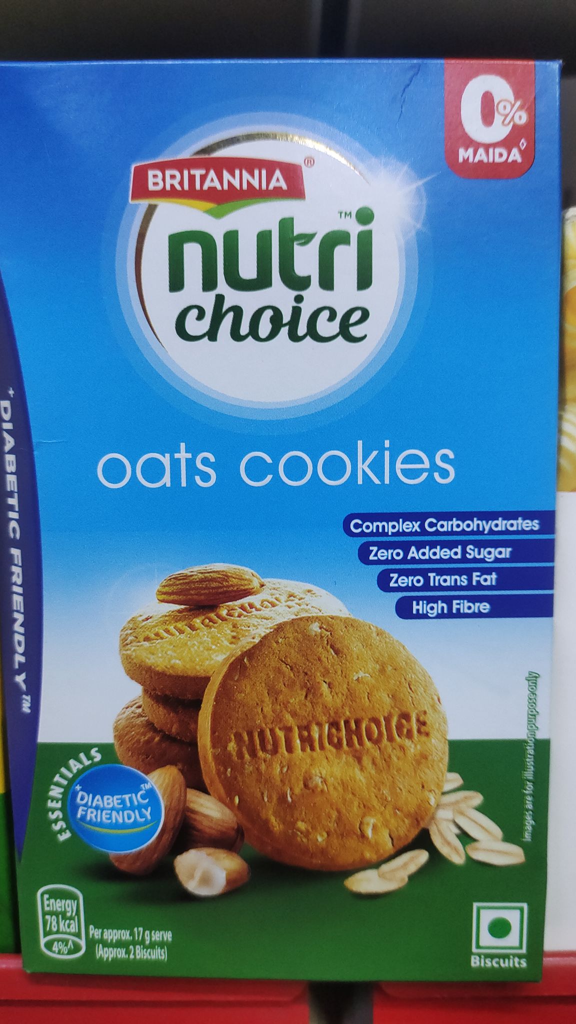 Britannia nutri choice oats cookies