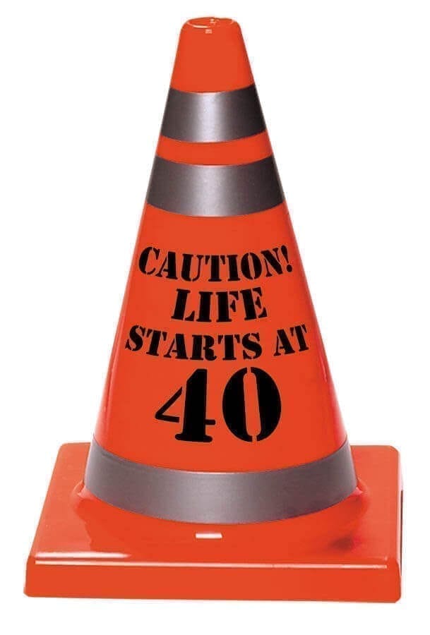 Wanna Party 40th Birthday Plastic Cone