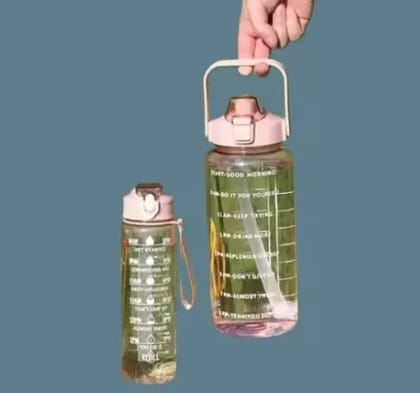 3-in-1 Transparent Water Bottle Set