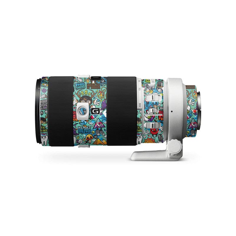 Blue Abstract Lens Skins