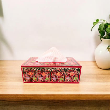 Kashmiri Papier Mache Tissue Box Kashmiri Papier Mache Tissue Box