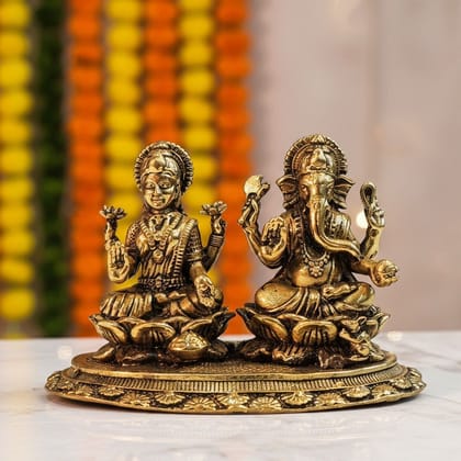 Brass Ganesh Laxmi Idol – Lakshmi Ganesh Brass God Statue for Diwali, Height : 2 Inch (BSMAS1820 D) Brass Ganesh Laxmi Idol – Lakshmi Ganesh Brass God Statue for Diwali, Height : 2 Inch (BSMAS1820 D)
