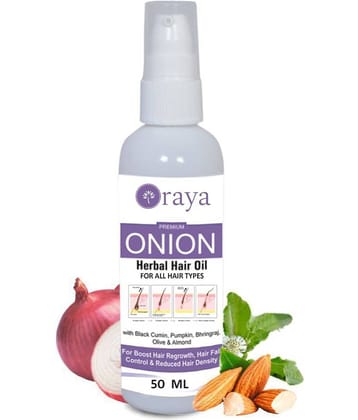 ORAYA Onion Oil Blend Of 14 Natural For Hair Growth 50 ml